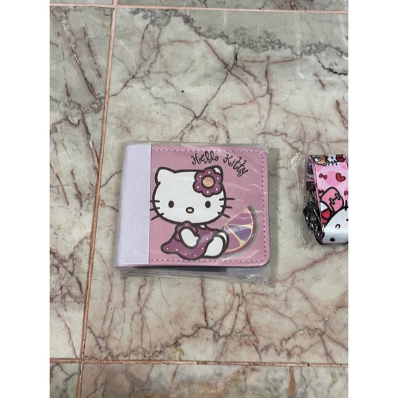 Hello Kitty Handbags - Hello Kitty wallet with landyard NWT